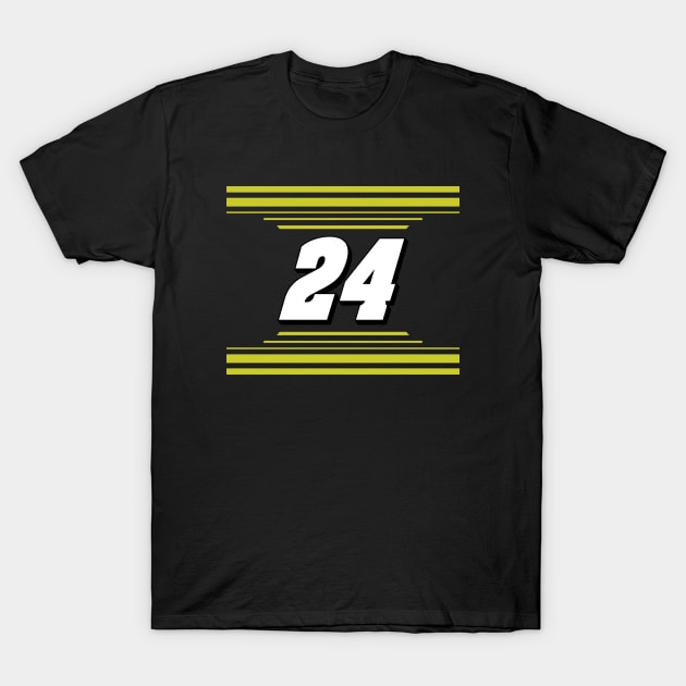 William Byron #24 2024 NASCAR Design T-Shirt by AR Designs 